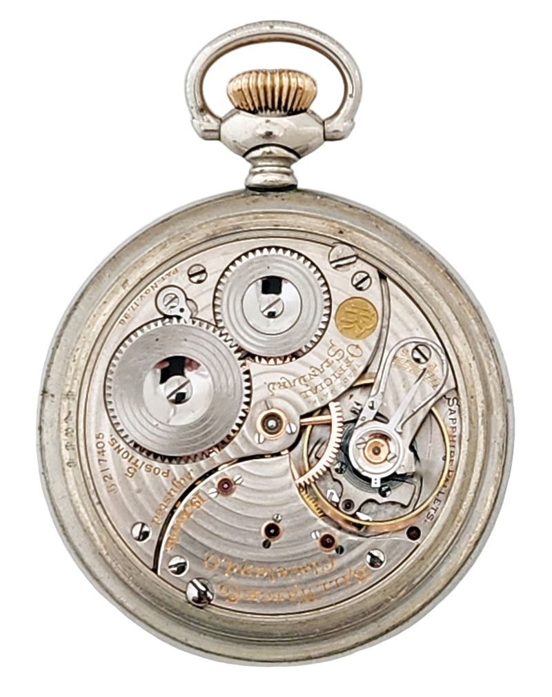 Antique Ball "Official Railroad Standard" Pocket Watch, 19 Jewels, Circa 1910