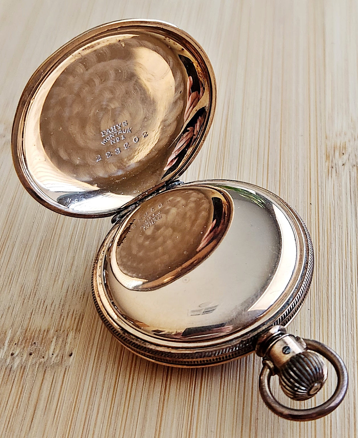 Antique Columbus Pocket Watch, 7 Jewels, Hunting Case, 6s, Circa 1889, Running!