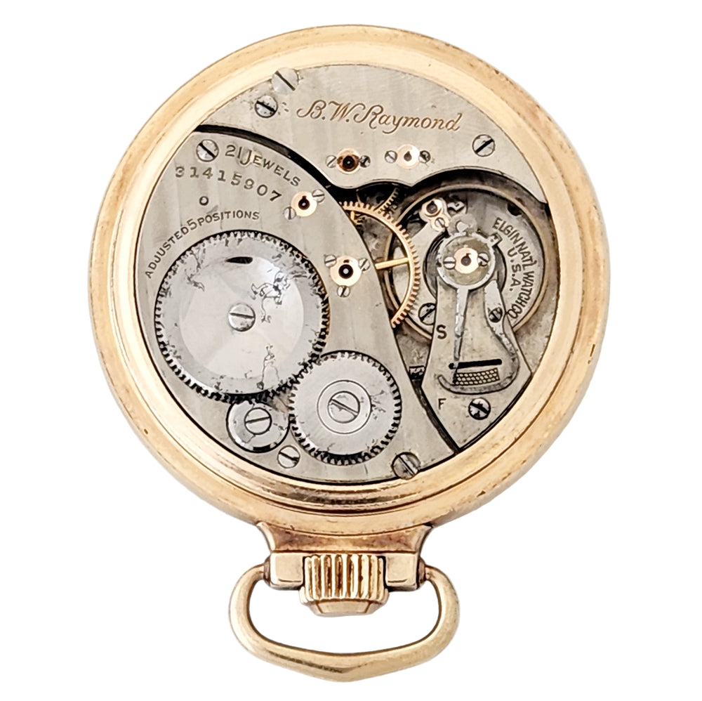 Elgin BW Raymond Railroad Watch with Wind Indicator (Power Reserve)
