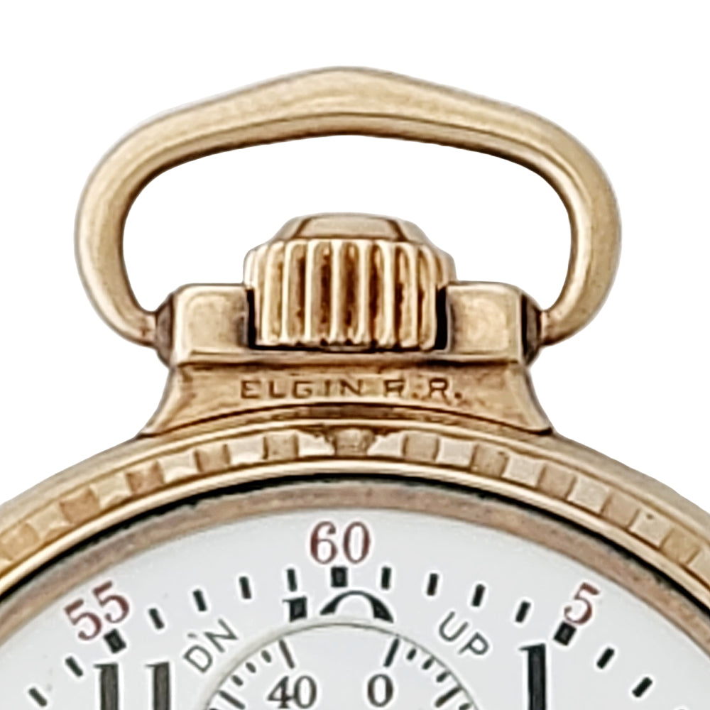 Elgin BW Raymond Railroad Watch with Wind Indicator (Power Reserve)