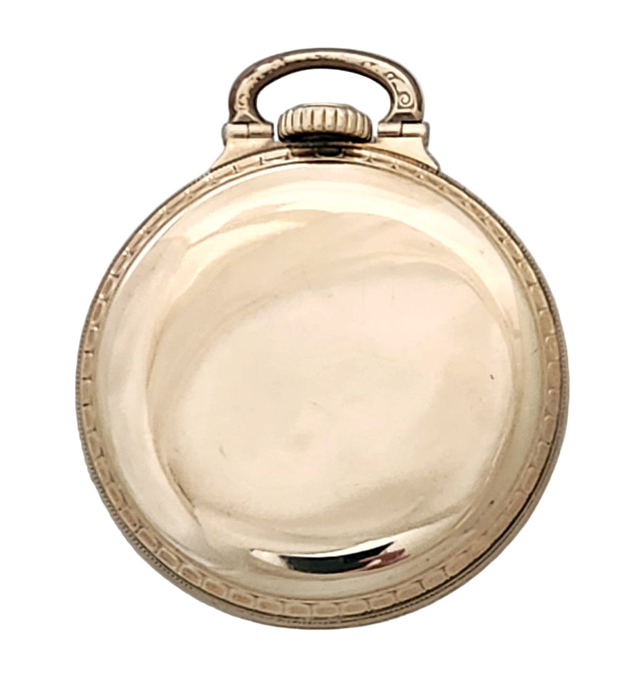 Antique Elgin "BW Raymond" Railroad Pocket Watch with Wind Indicator, 21 Jewels, Circa 1933
