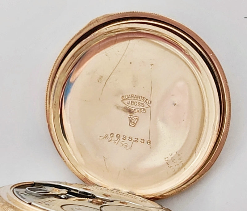 Antique Hamilton 974 Pocket Watch, 17 Jewels, Gold Filled Case, Circa 1902