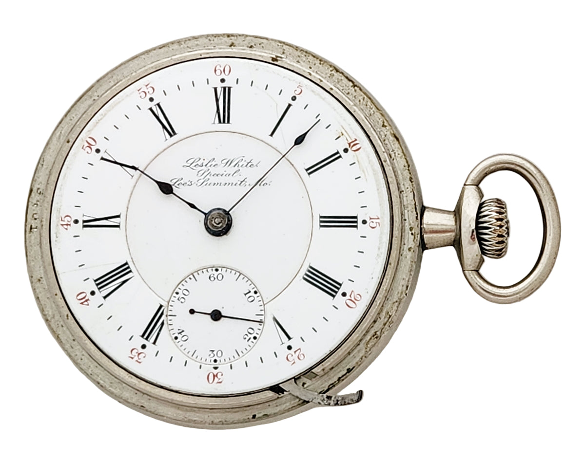 Antique Hamilton "Lee's Summit" Private Label Pocket Watch, 17 Jewels, Open Face, 18s, Circa 1906