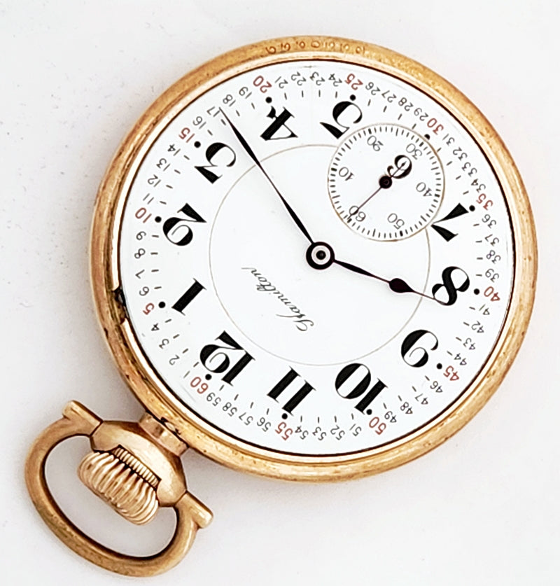Antique Hamilton 992 Railroad Grade Pocket Watch, 21 Jewels, Gold Filled Case, Circa 1918