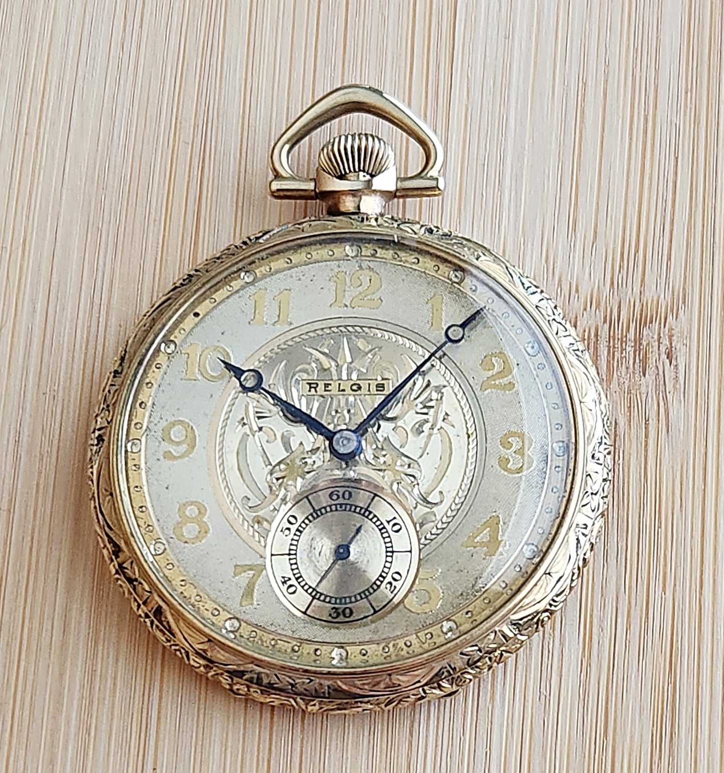 Antique Hampden-Ball Watch Co "Relgis - Cleveland, Ohio" Private Label Pocket Watch, 15 Jewels, Circa 1918, Running!