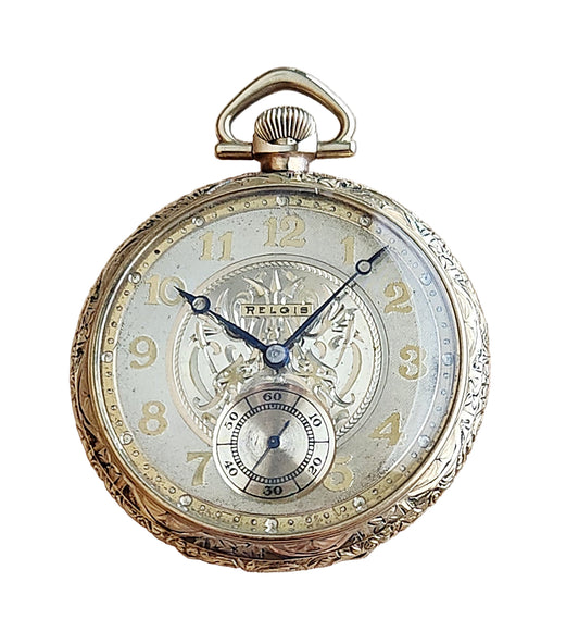 Antique Hampden-Ball Watch Co "Relgis - Cleveland, Ohio" Private Label Pocket Watch, 15 Jewels, Circa 1918, Running!