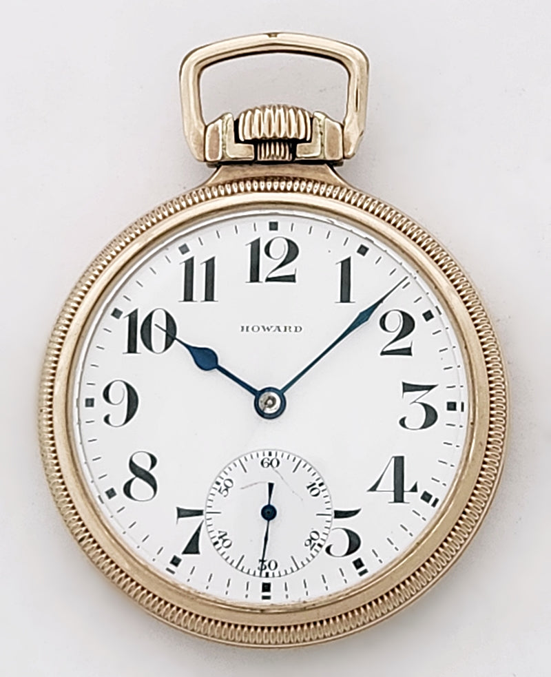 Antique E. Howard "Railroad Chronometer" Pocket Watch, 21 Jewels, Circa 1913