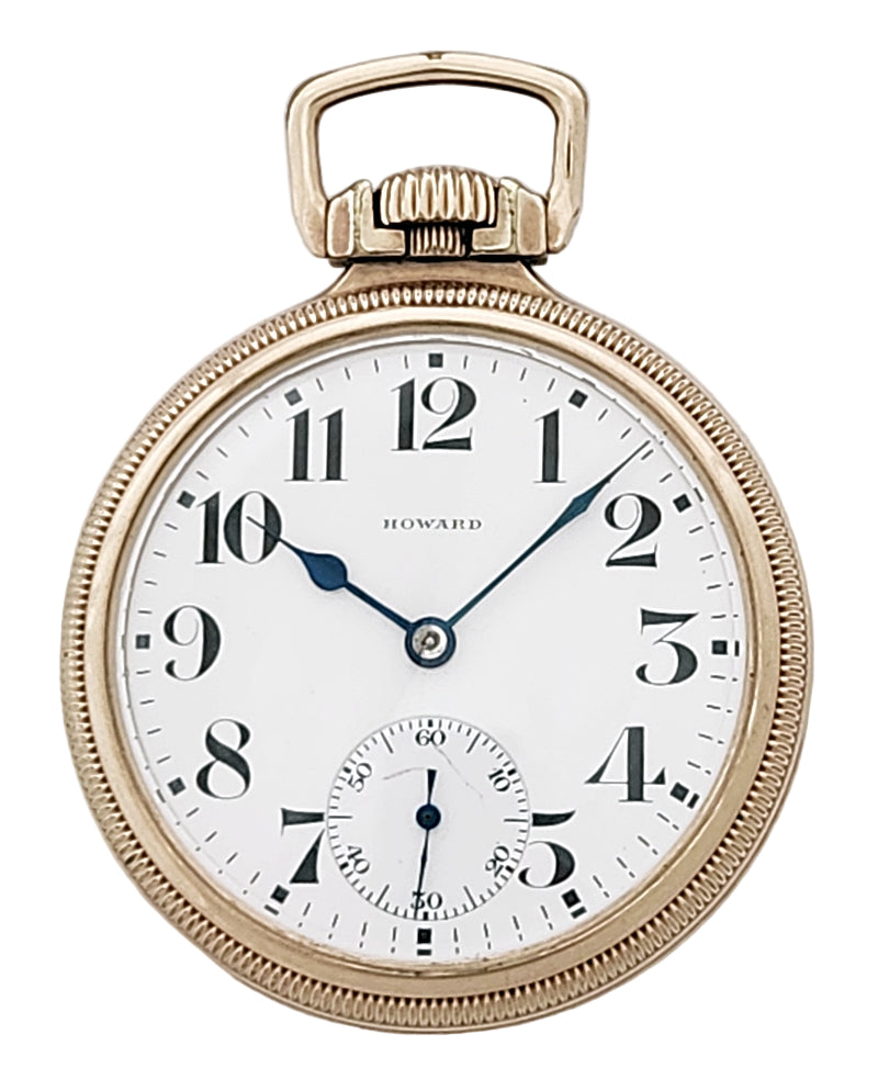 Antique E. Howard "Railroad Chronometer" Pocket Watch, 21 Jewels, Circa 1913