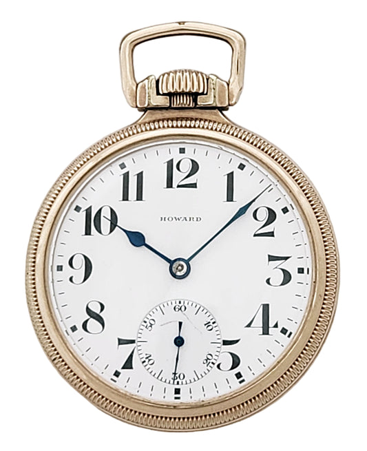 Antique E. Howard "Railroad Chronometer" Pocket Watch, 21 Jewels, Circa 1913