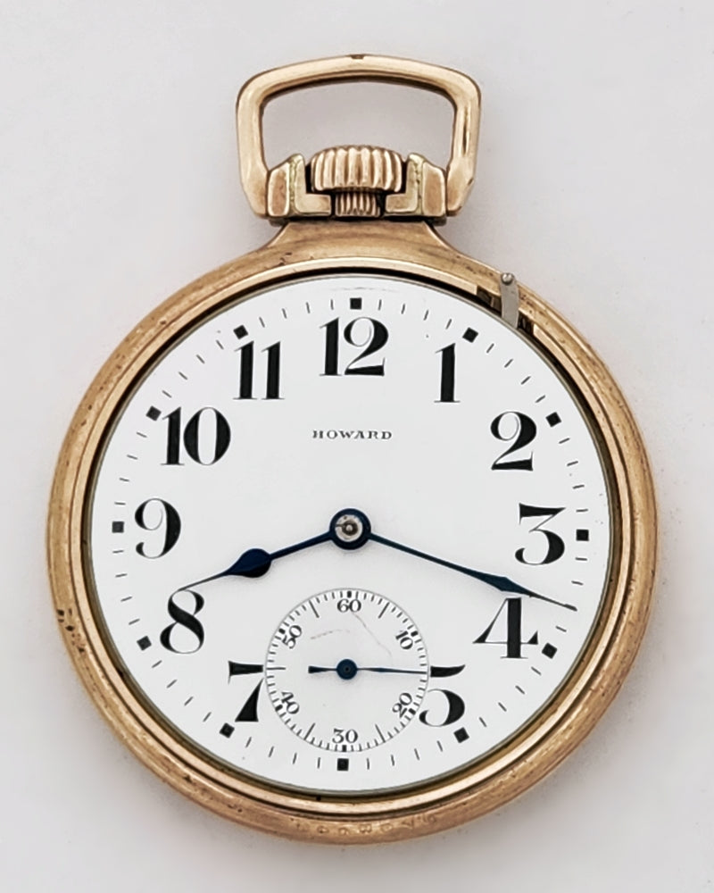 Antique E. Howard "Railroad Chronometer" Pocket Watch, 21 Jewels, Circa 1913