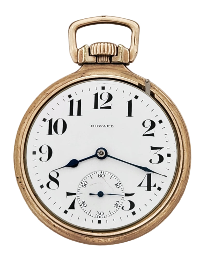 Antique E. Howard "Railroad Chronometer" Pocket Watch, 21 Jewels, Circa 1913
