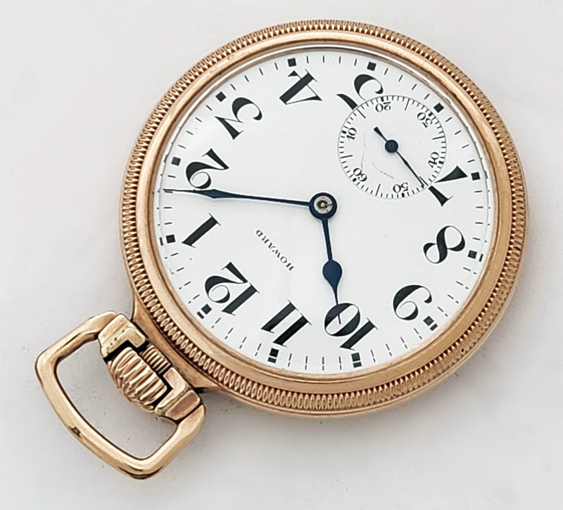Antique E. Howard "Railroad Chronometer" Pocket Watch, 21 Jewels, Circa 1913