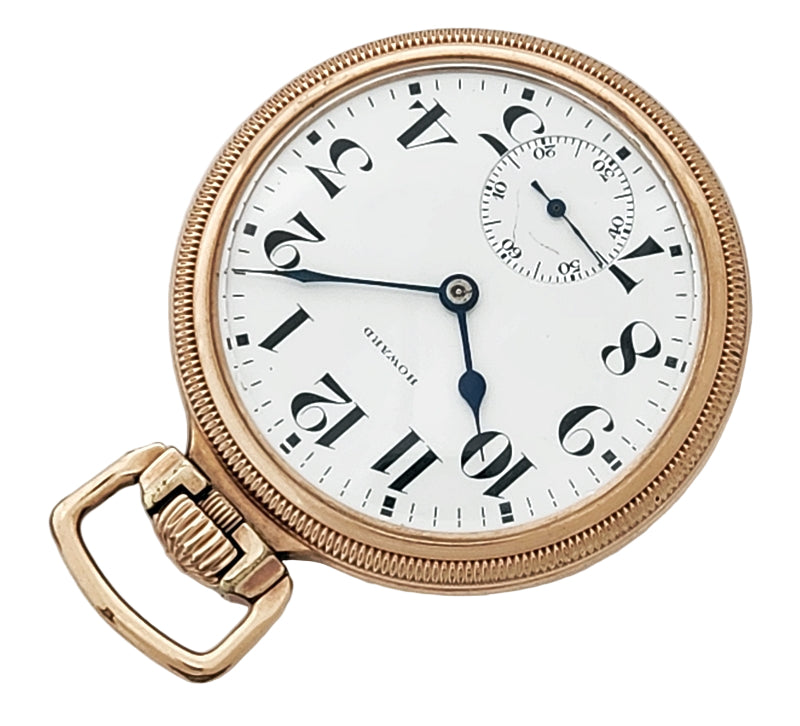 Antique E. Howard "Railroad Chronometer" Pocket Watch, 21 Jewels, Circa 1913