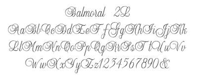 Balmoral 2L Font