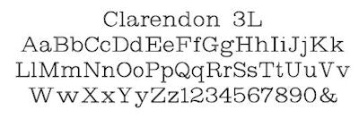 Clarendon 3L Font
