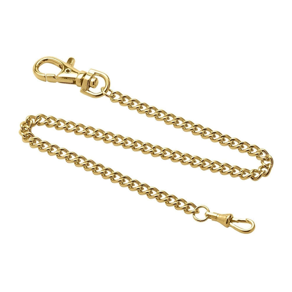 Dueber Gold Plated Steel Pocket Watch Chain (3548-G) 548GLC