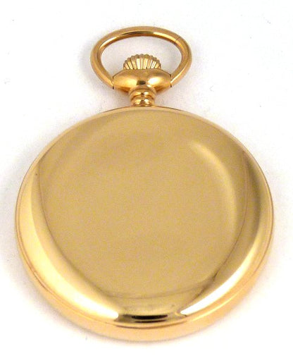 Dueber Model 7 Pocket Watch, Swiss Mechanical Movement, Large Arabic Numeral Dial, back
