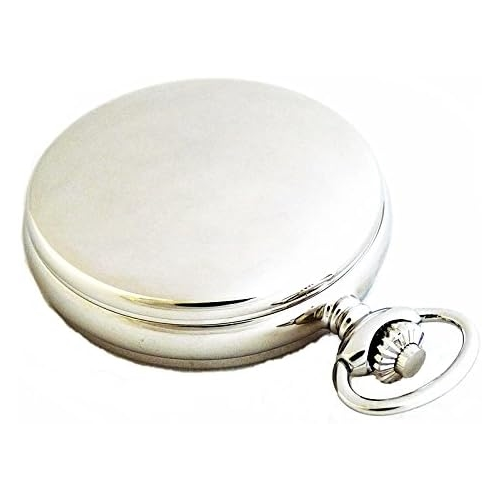 Desperado 33 jewel automatic pocket watch with power reserve indicator, front case view.