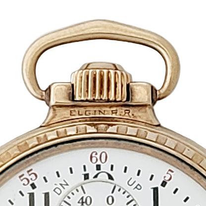 Elgin BW Raymond Railroad Watch with Wind Indicator (Power Reserve)