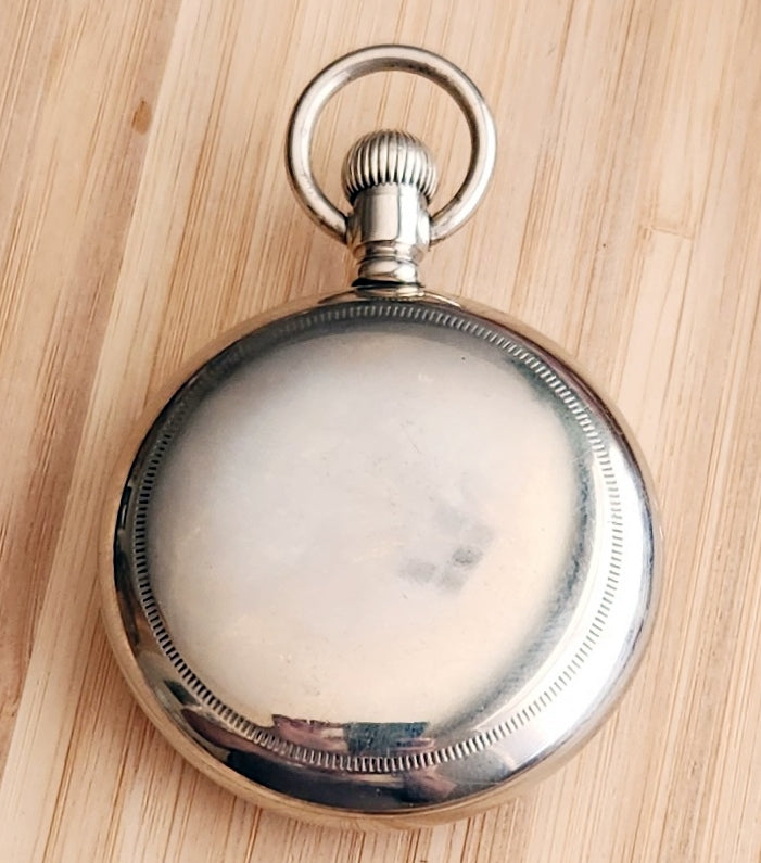 Antique Elgin Pocket Watch, 15 Jewels, Open Face, 18s, Circa 1890, Running!