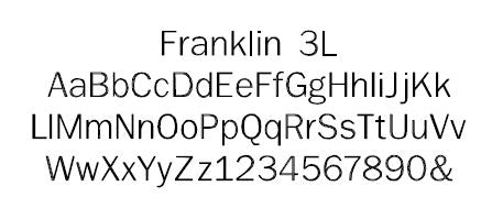 Franklin 3L Font