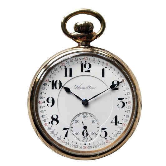 Antique Hamilton 992 Railroad watch with Montgomery Dial for sale