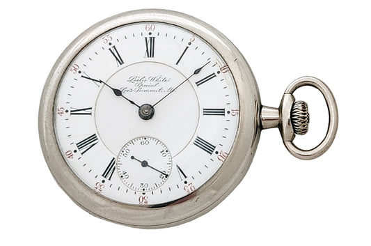 Antique Hamilton "Lee's Summit" Private Label Pocket Watch, 17 Jewels, Open Face, 18s, Circa 1906