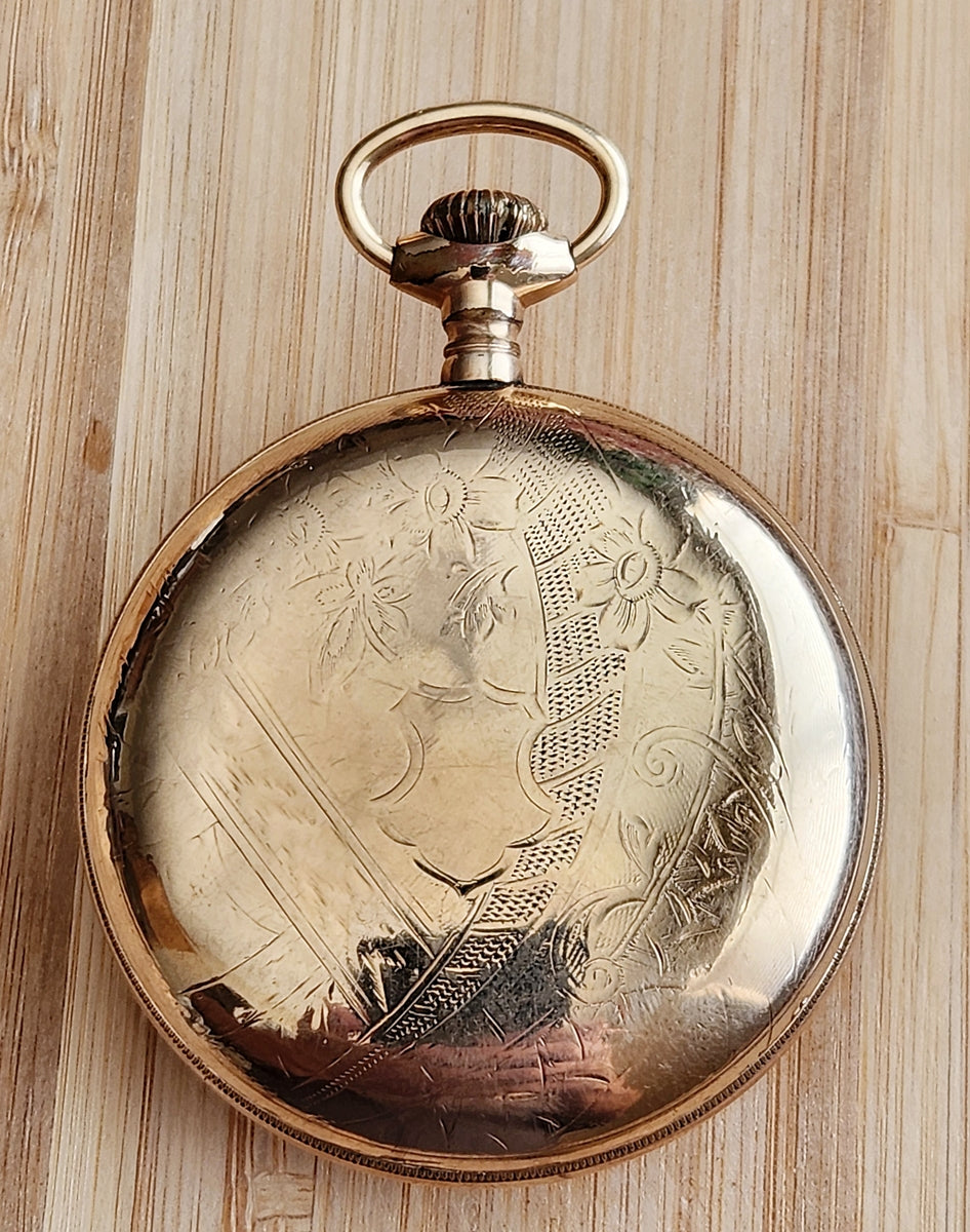 Antique Hamilton "936" Pocket Watch, 17 Jewels, Open Face, 18s, Circa 1913, Not Running!