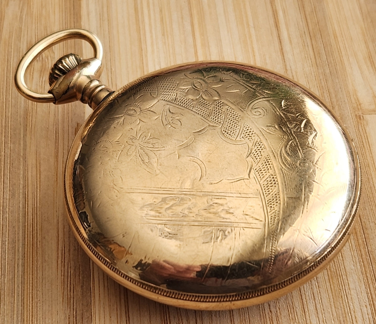 Antique Hamilton "936" Pocket Watch, 17 Jewels, Open Face, 18s, Circa 1913, Not Running!