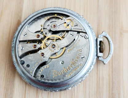 Antique Hampden "Dueber Grand" Pocket Watch, 12s, 17 Jewels, Open Face, Circa 1908, Running!