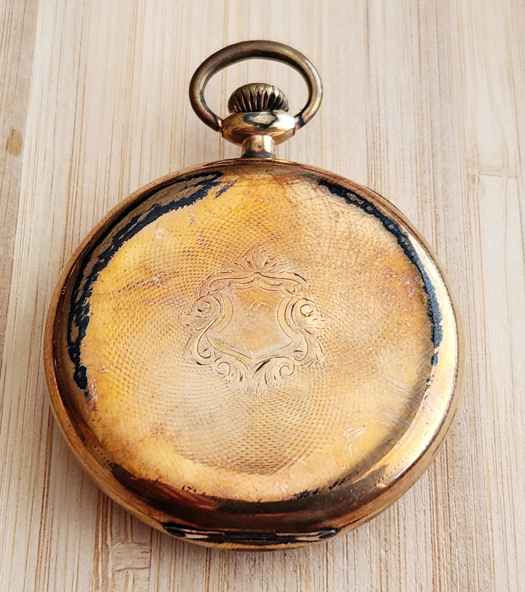 Antique Hampden Pocket Watch, 16s, 17 Jewels, Open Face, Circa 1917, Running!