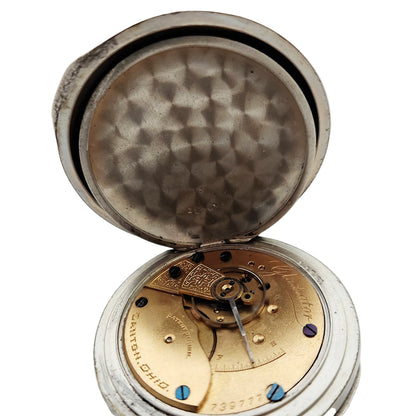 Antique Hampden Gladiator Pocket Watch circa 1892