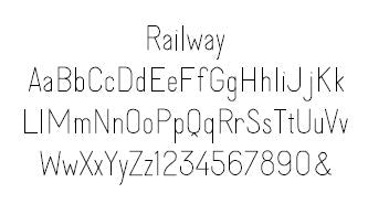Railway Font
