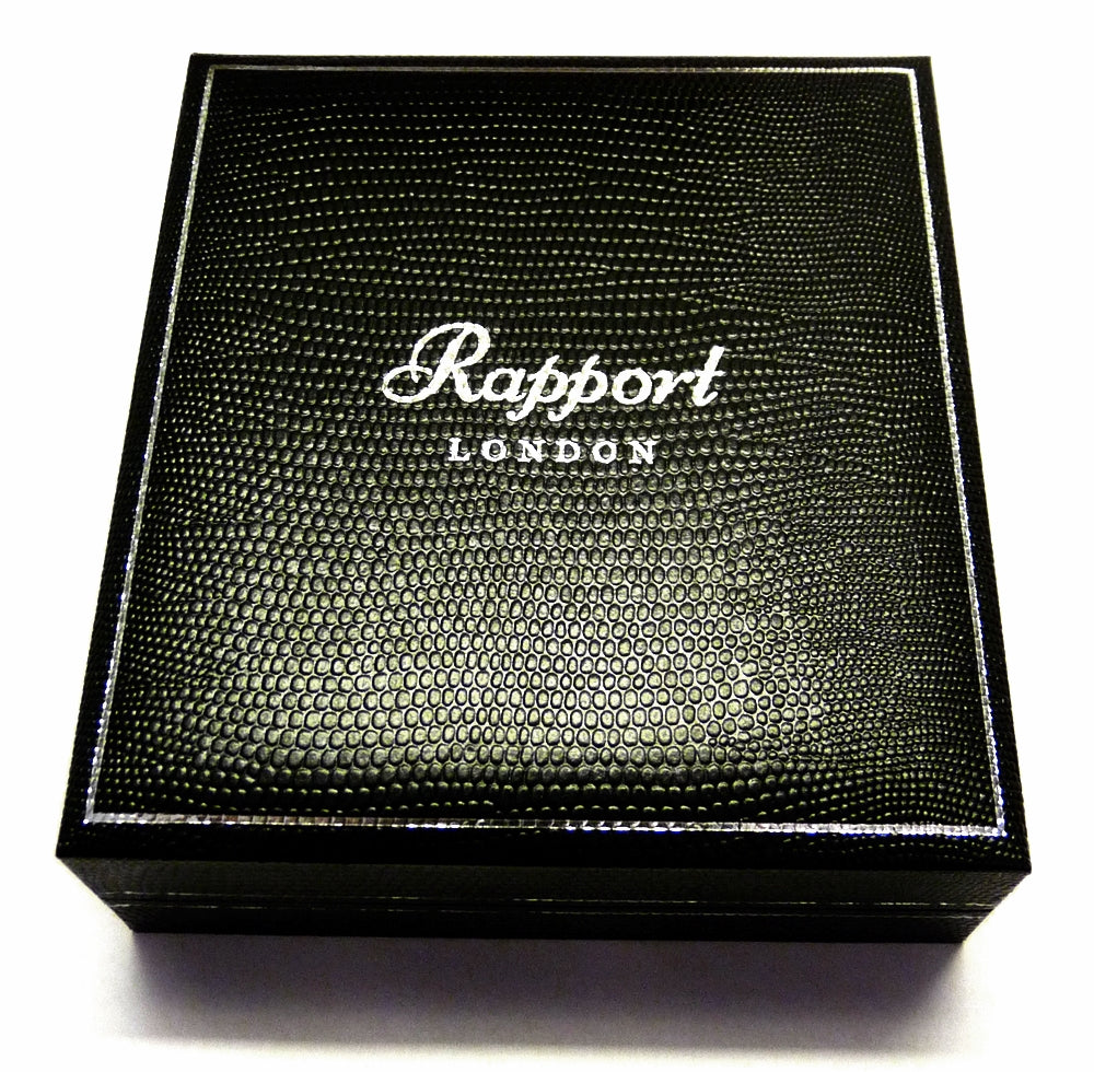 Rapport of London premium pocket watch packaging.