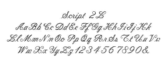 Script 2L Font