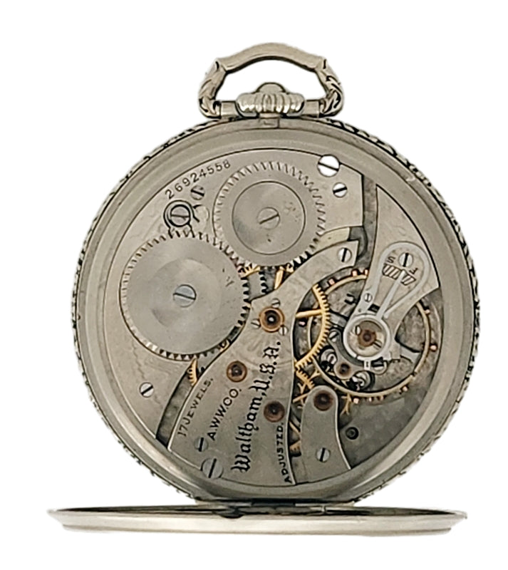 Antique Waltham Pocket Watch with scarce Secometer dial, 12s 17 jewels circa 1929