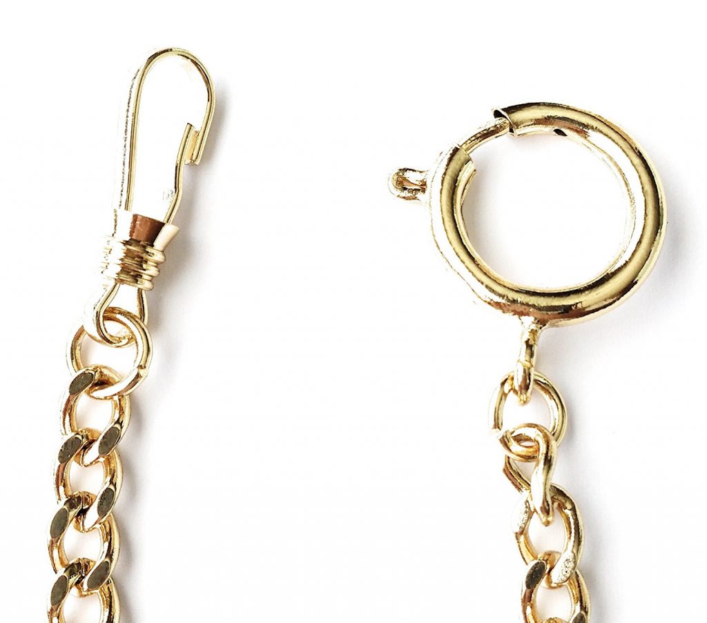 Desperado Pocket Watch Chain with Spring Ring